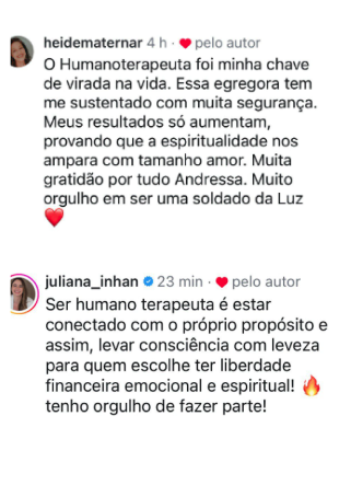 depoimentos